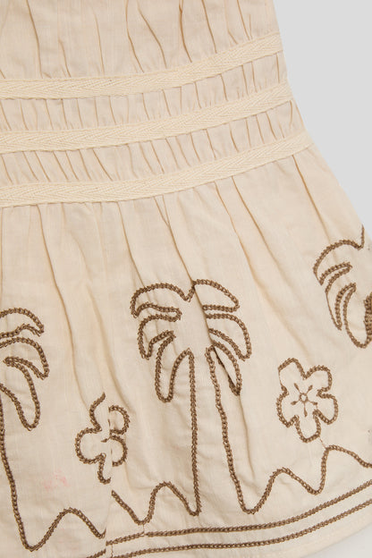 Baby Girl Ecru Dress