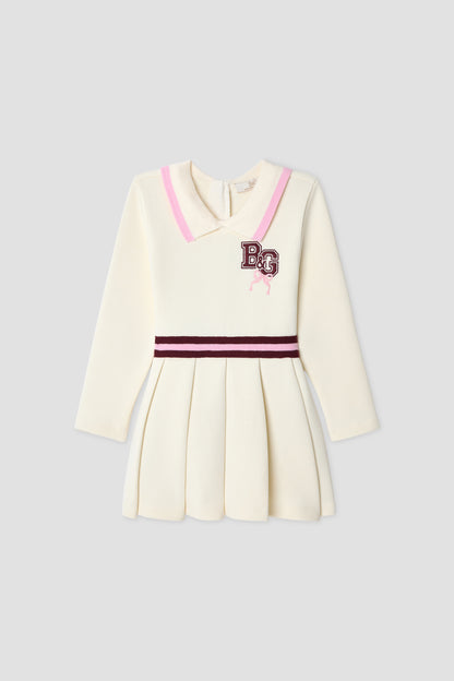 Baby Girl Ecru Dress