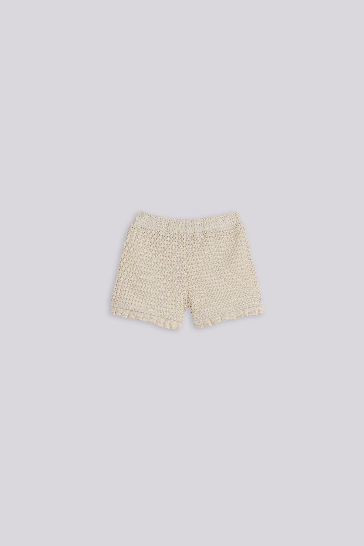 Baby Girl Ecru Shorts