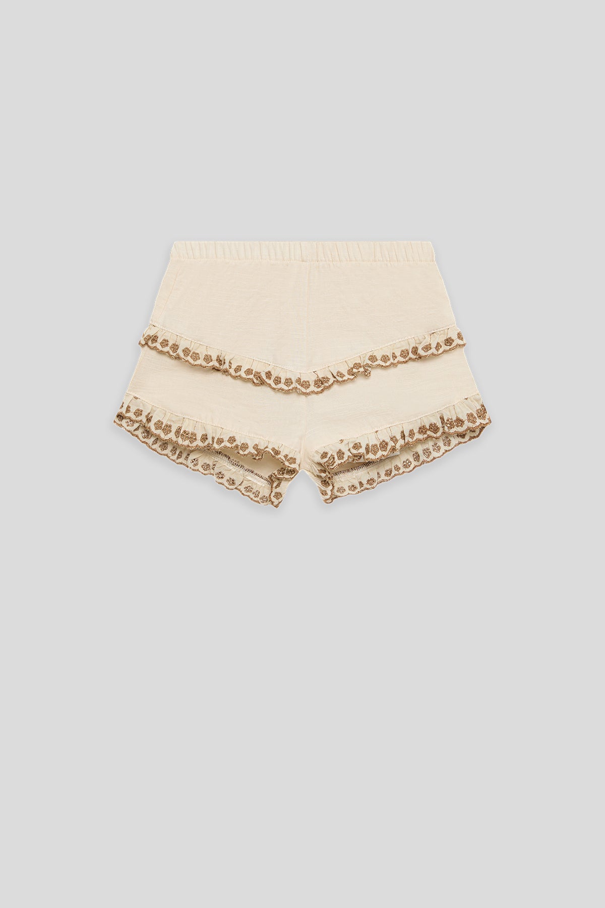 Baby Girl Ecru Shorts