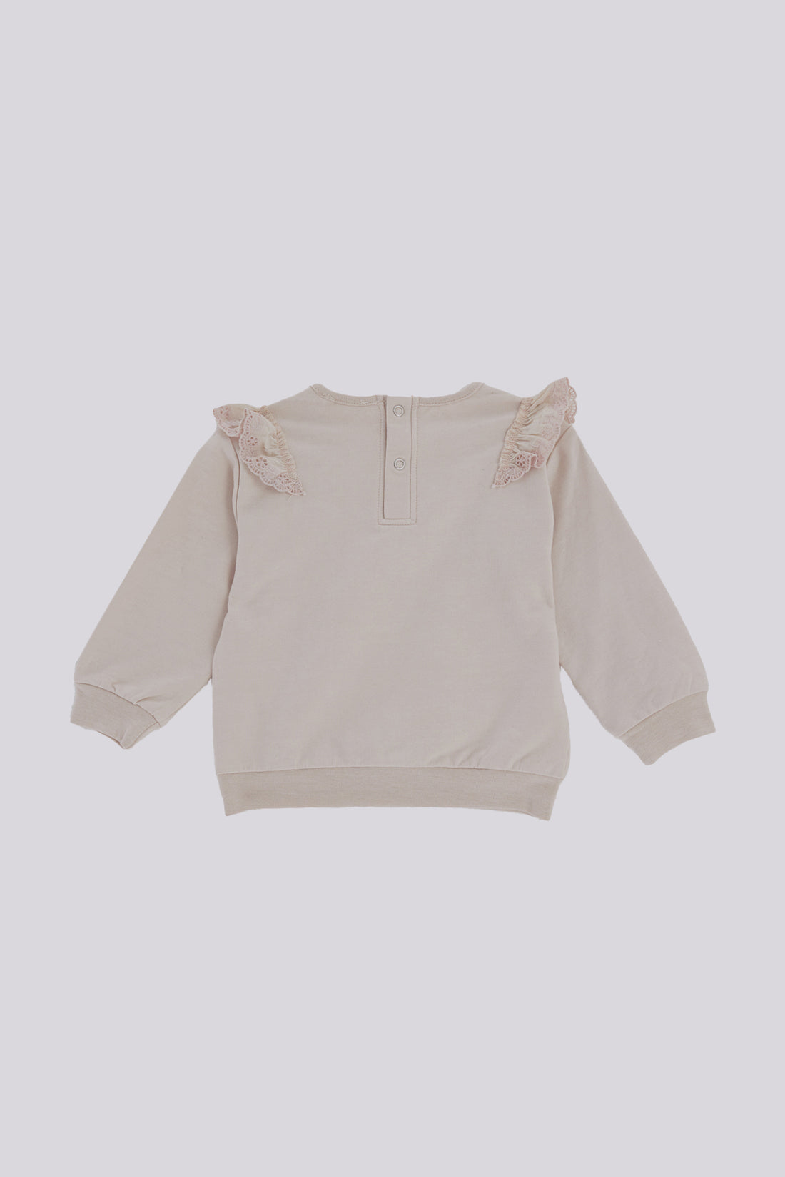 Baby Girl Ecru Tracksuit