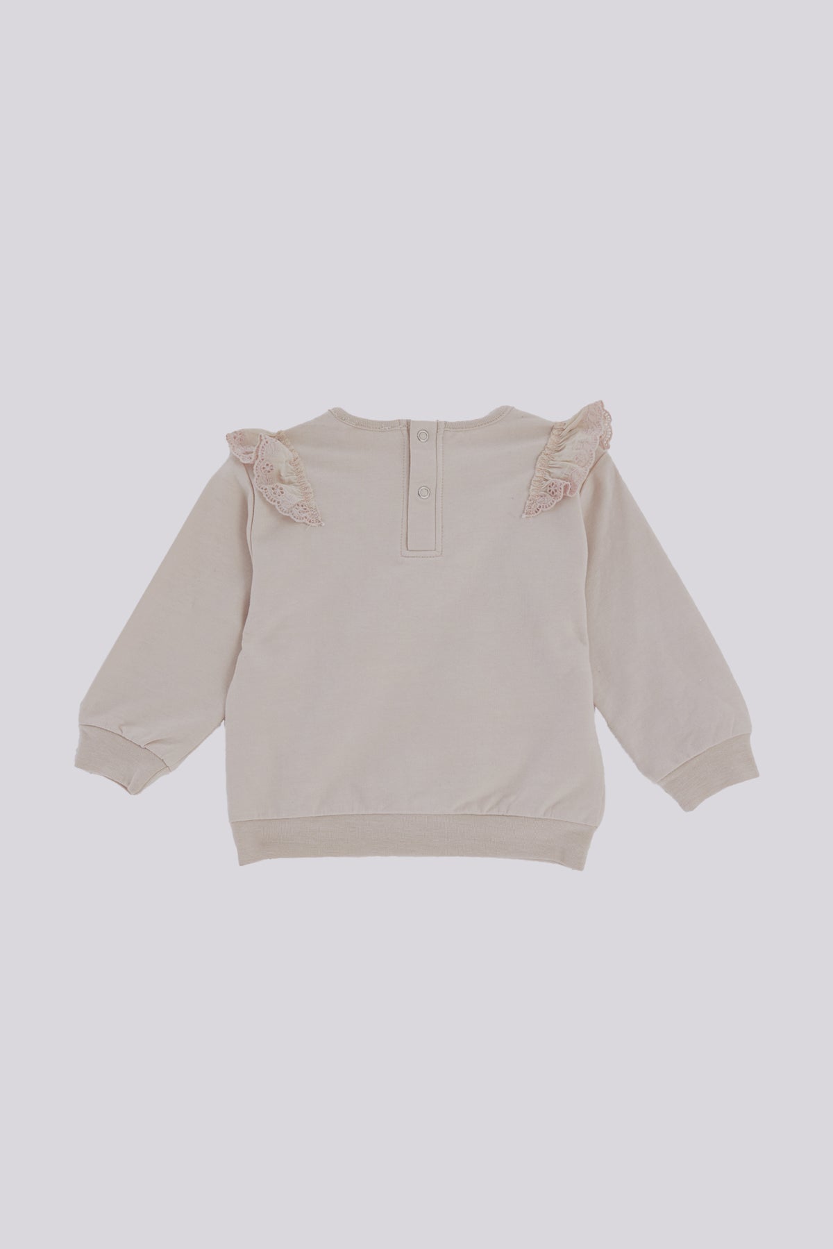 Baby Girl Ecru Tracksuit