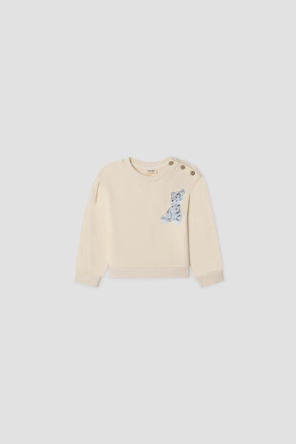 Baby Girl Ecru Tracksuit