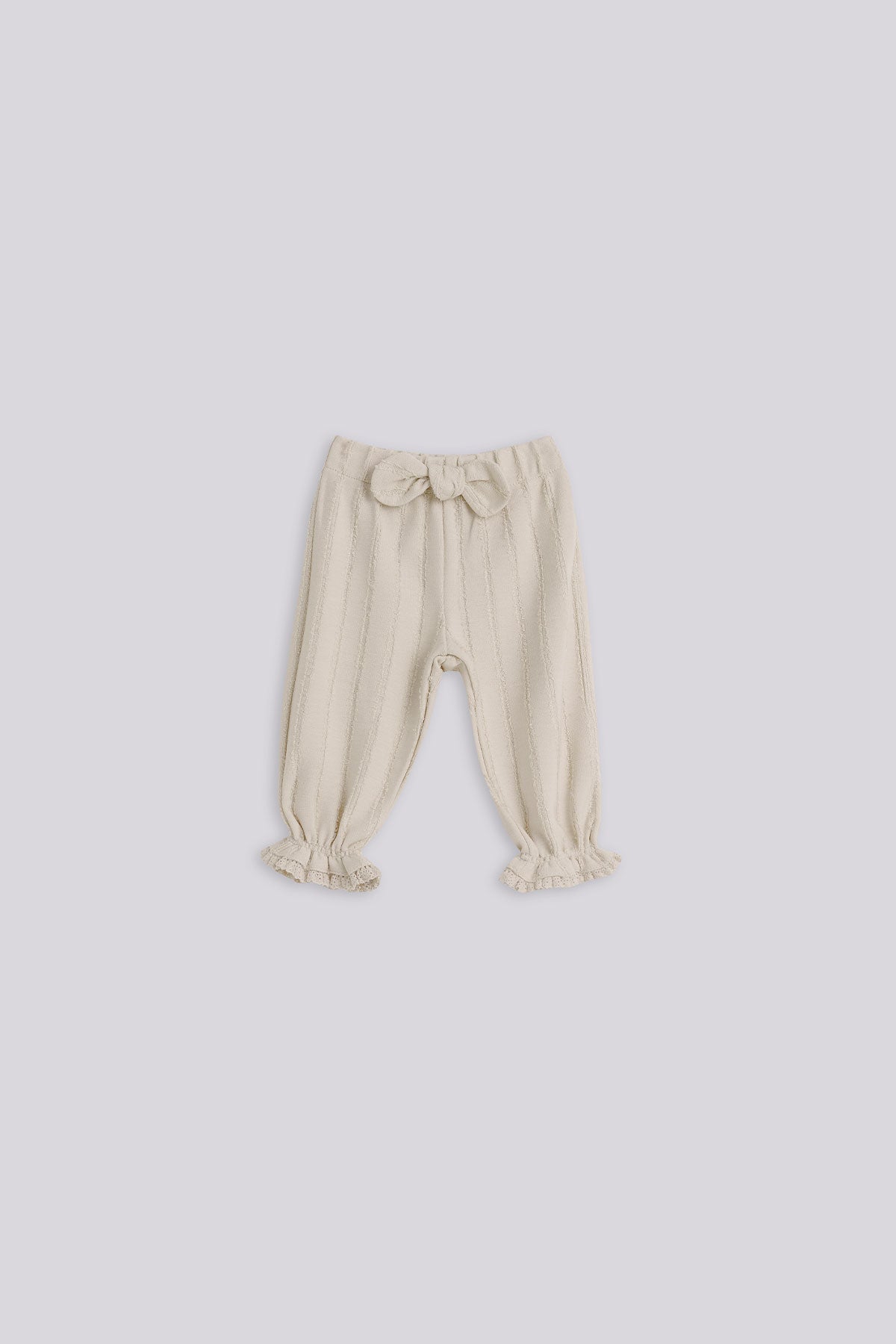 Baby Girl Ecru Tracksuit Bottom