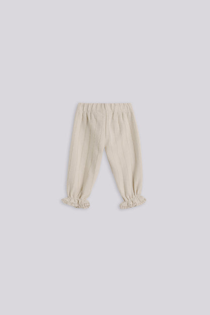Baby Girl Ecru Tracksuit Bottom