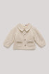 Baby Girl Ecru Tracksuit Top - BgStore