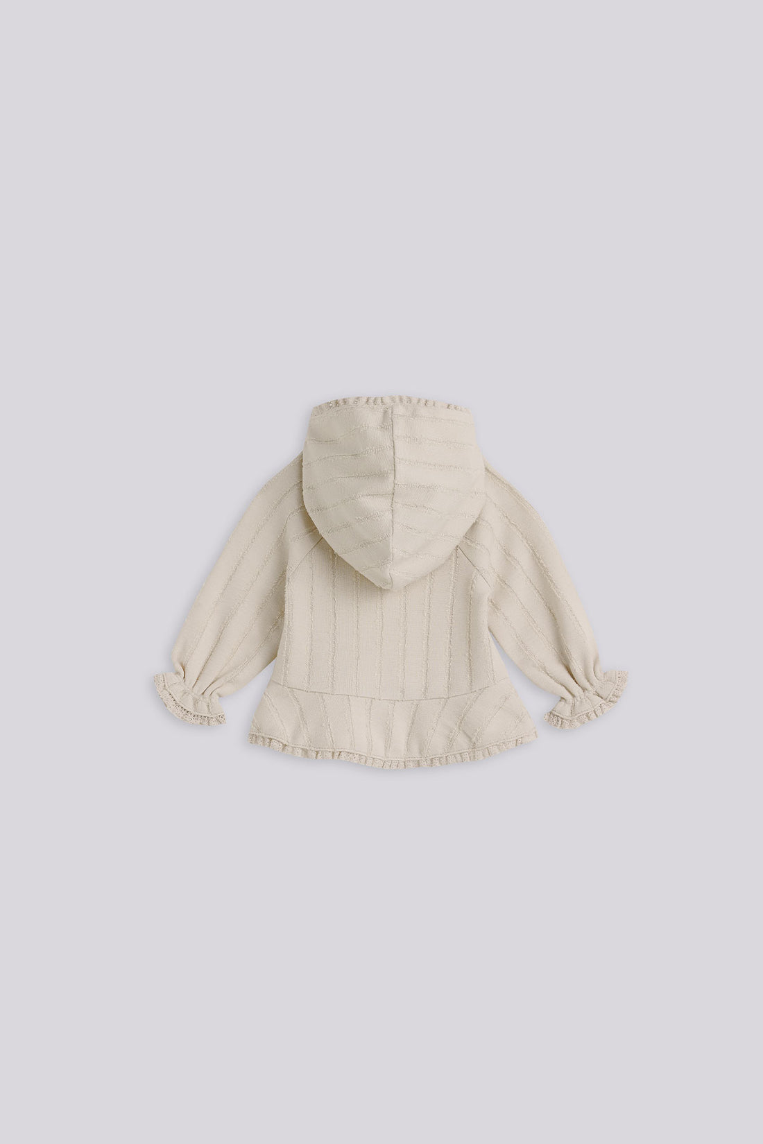 Baby Girl Ecru Tracksuit Top