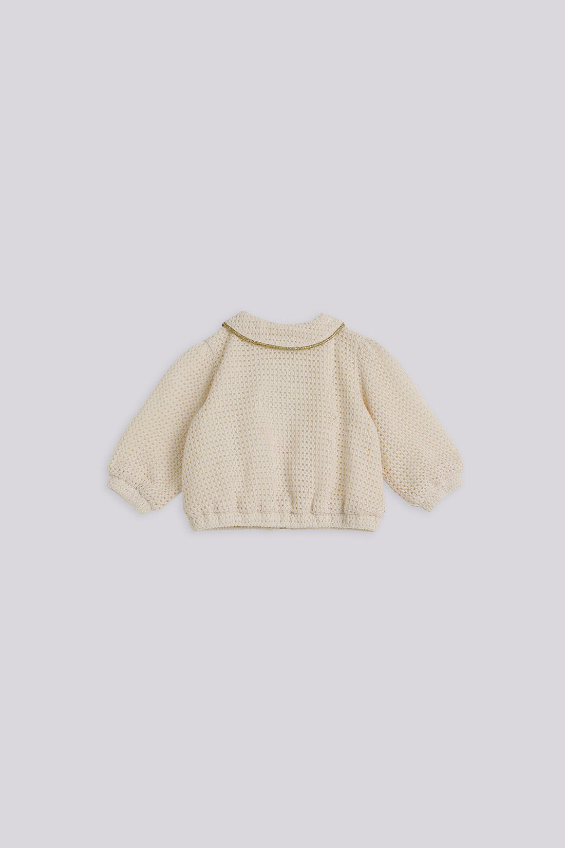 Baby Girl Ecru Tracksuit Top