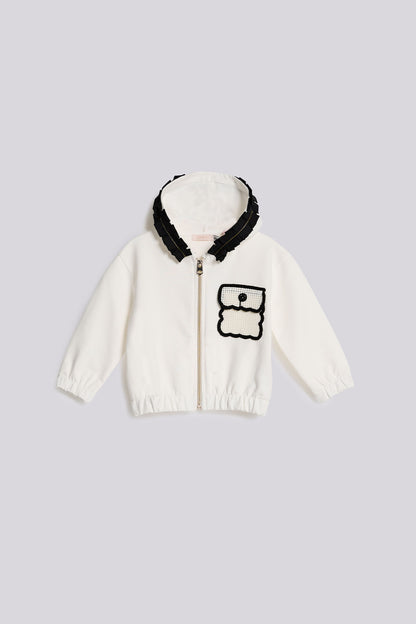 Baby Girl Ecru Tracksuit Top