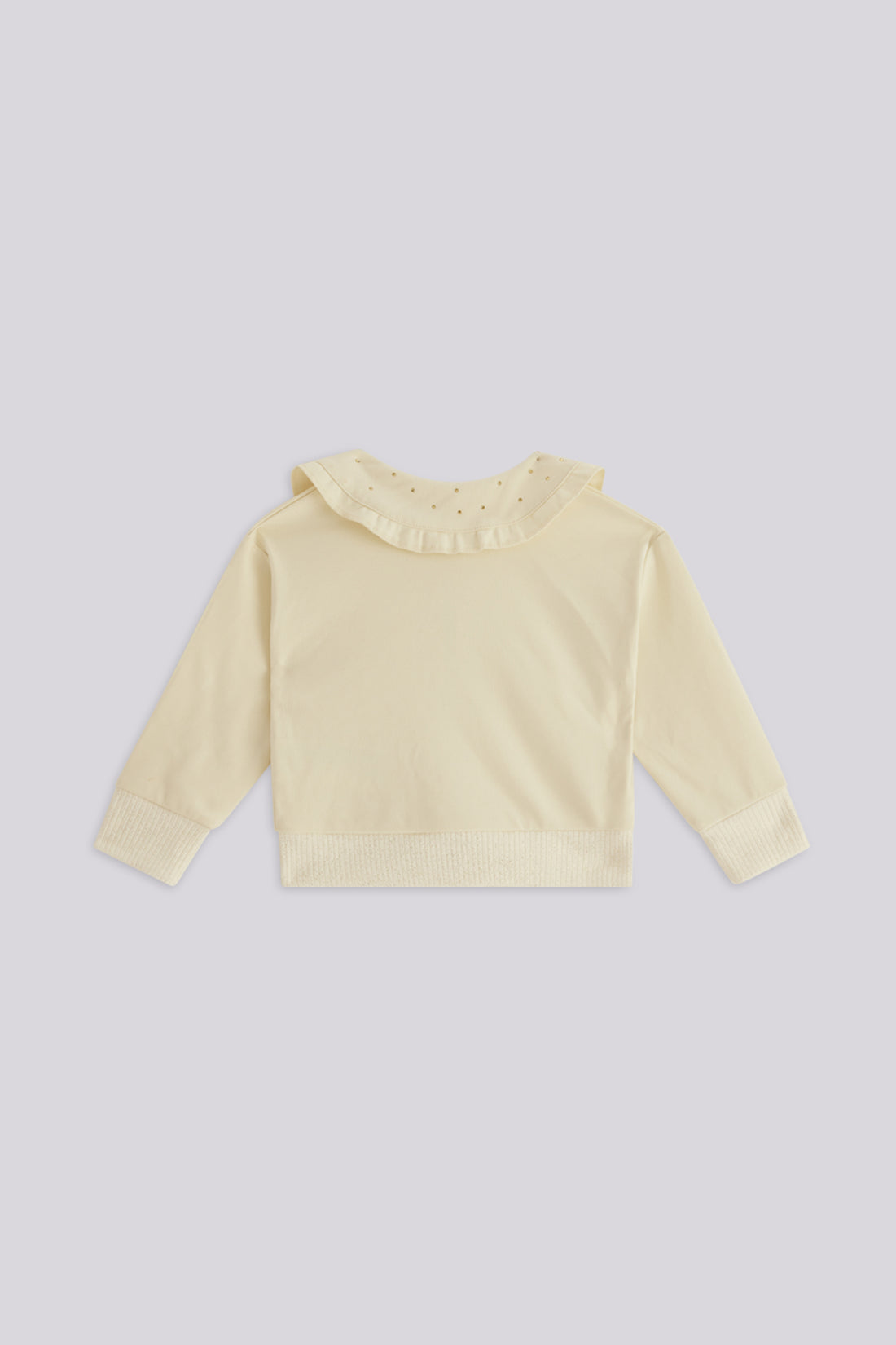 Baby Girl Ecru Tracksuit Top