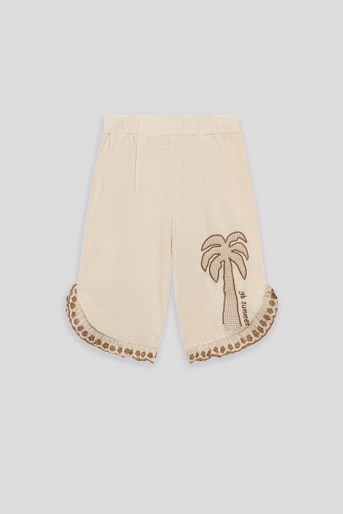 Baby Girl Ecru Trousers