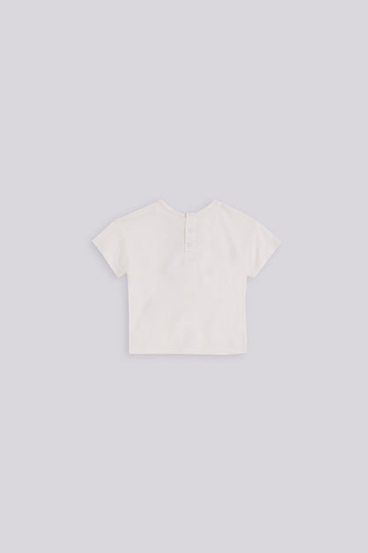 Baby Girl Ecru Tshirt