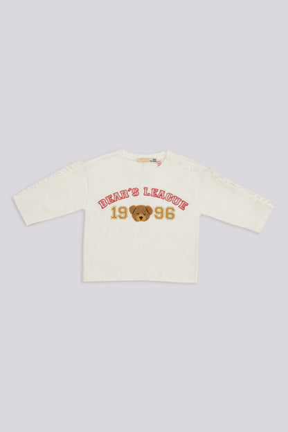 Baby Girl Ecru Tshirt