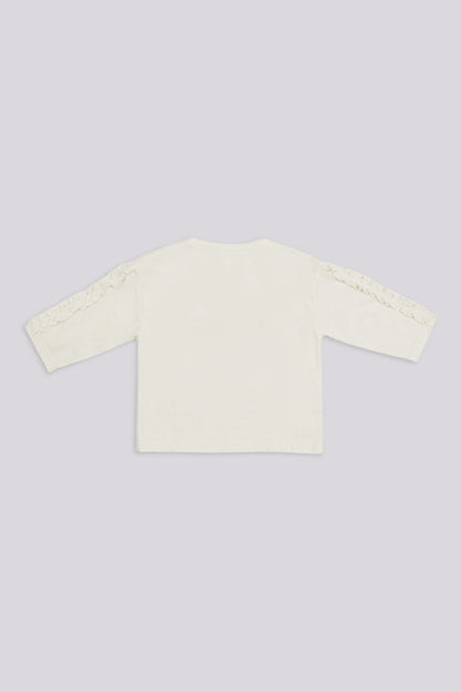Baby Girl Ecru Tshirt