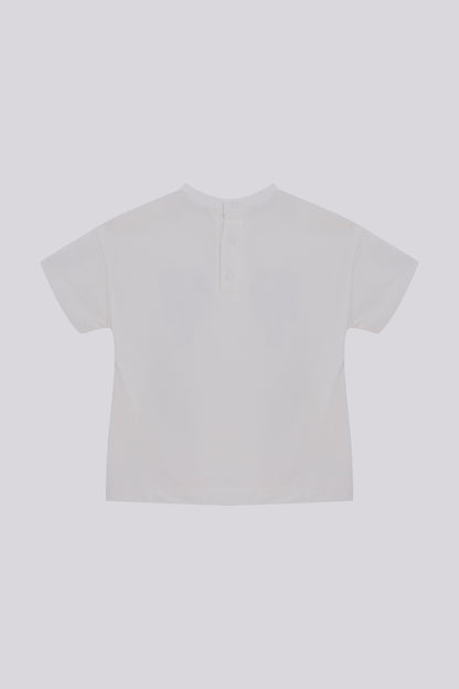 Baby Girl Ecru Tshirt