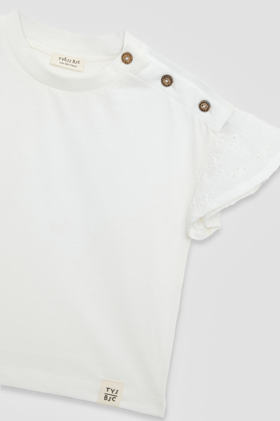 Baby Girl Ecru Tshirt