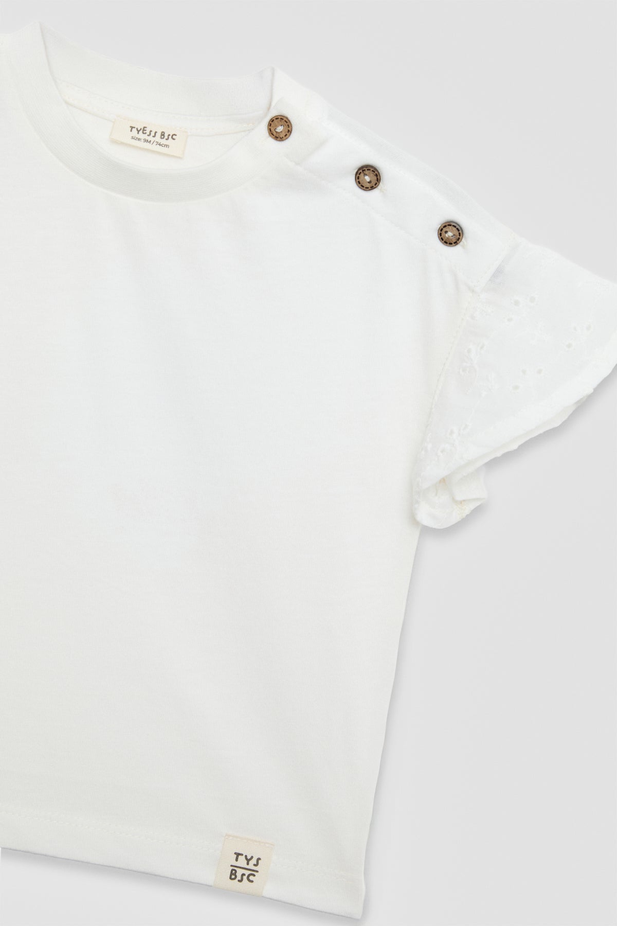 Baby Girl Ecru Tshirt