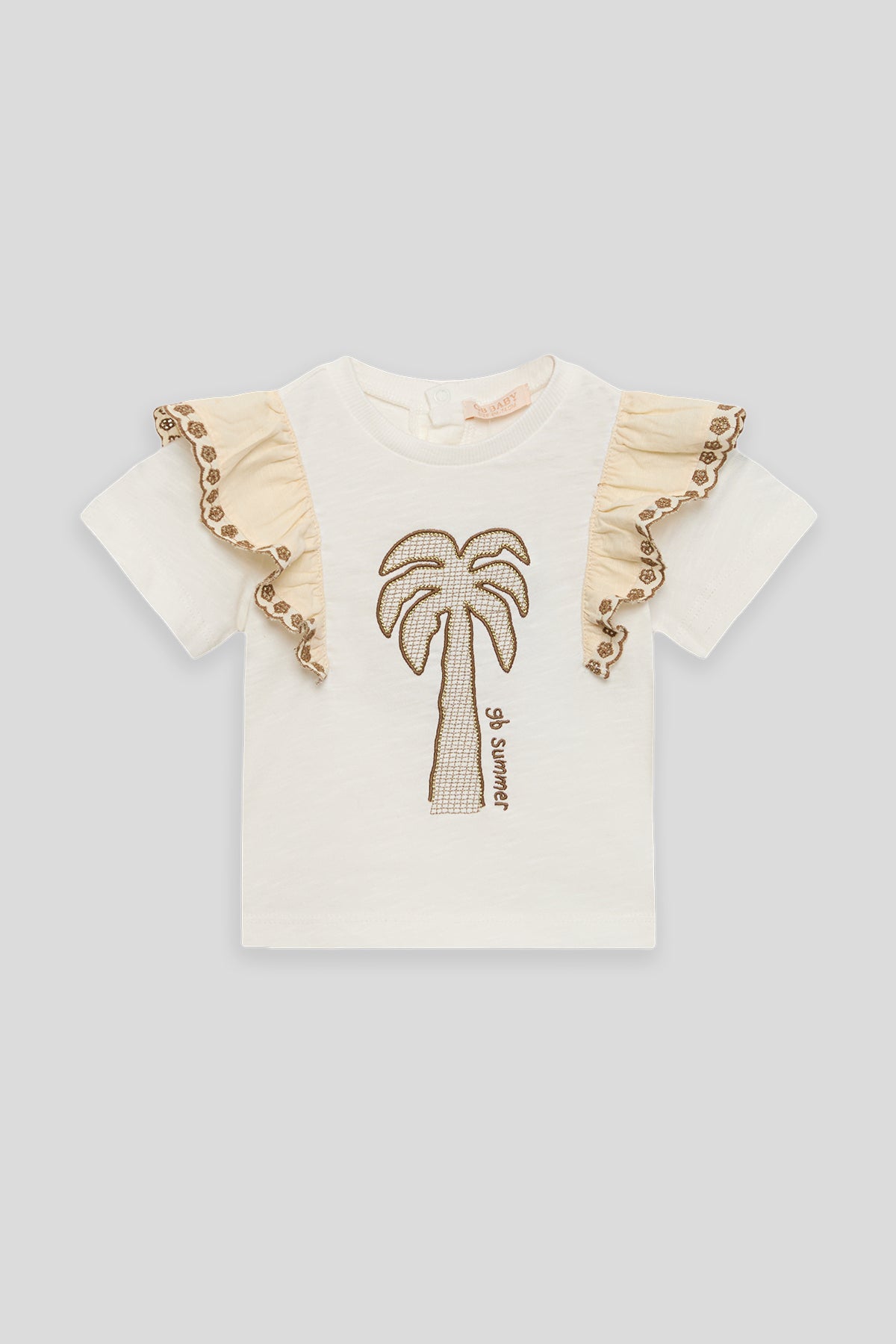 Baby Girl Ecru Tshirt