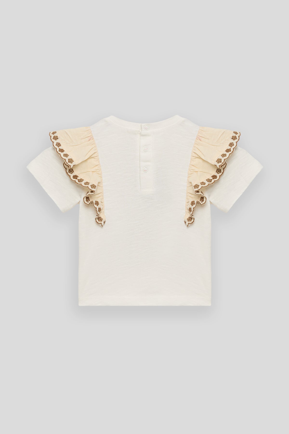 Baby Girl Ecru Tshirt