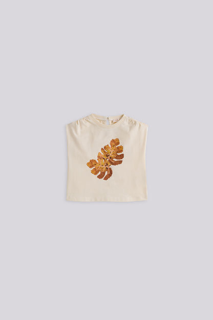 Baby Girl Ecru Undershirt