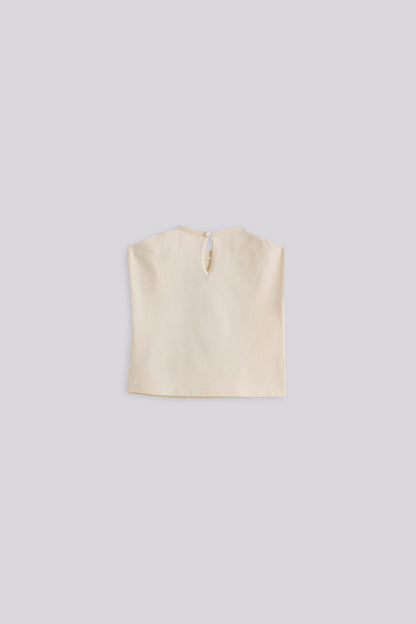 Baby Girl Ecru Undershirt