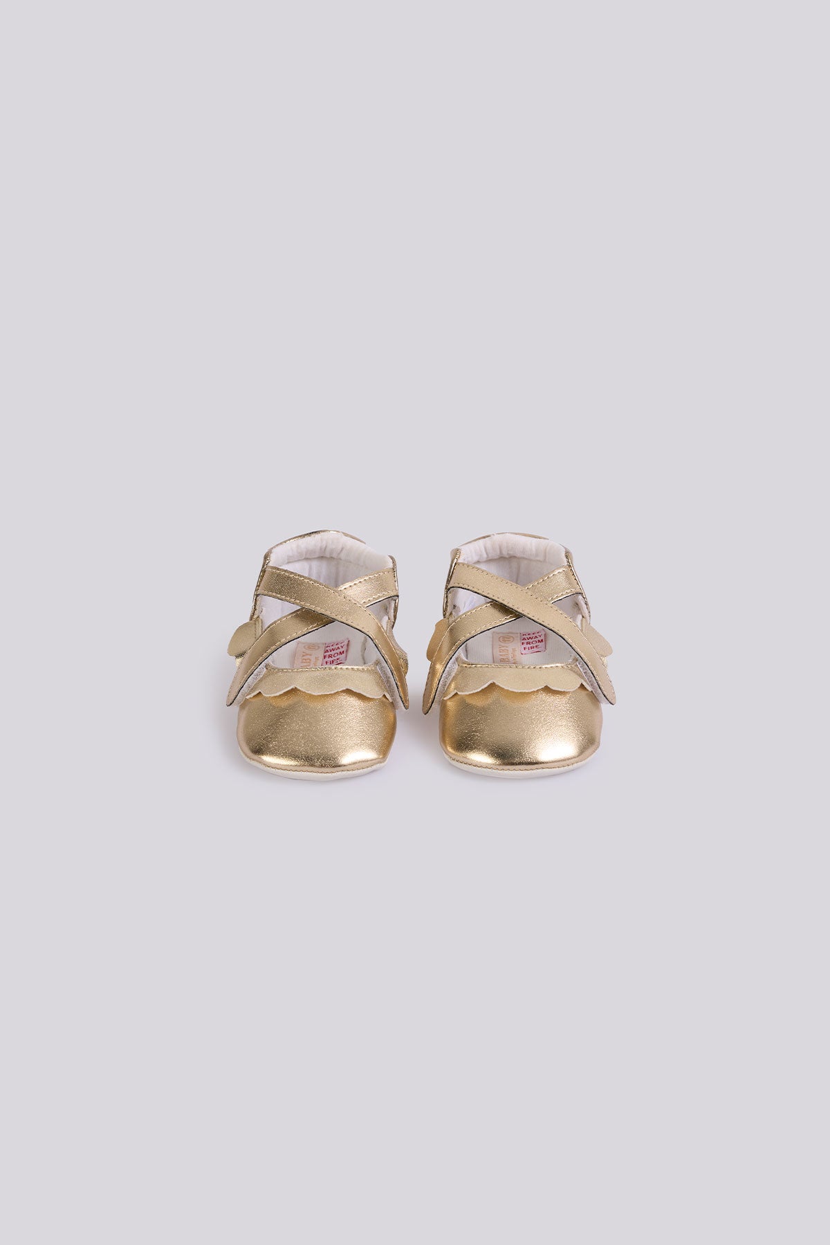 Baby Girl Gold Bootees