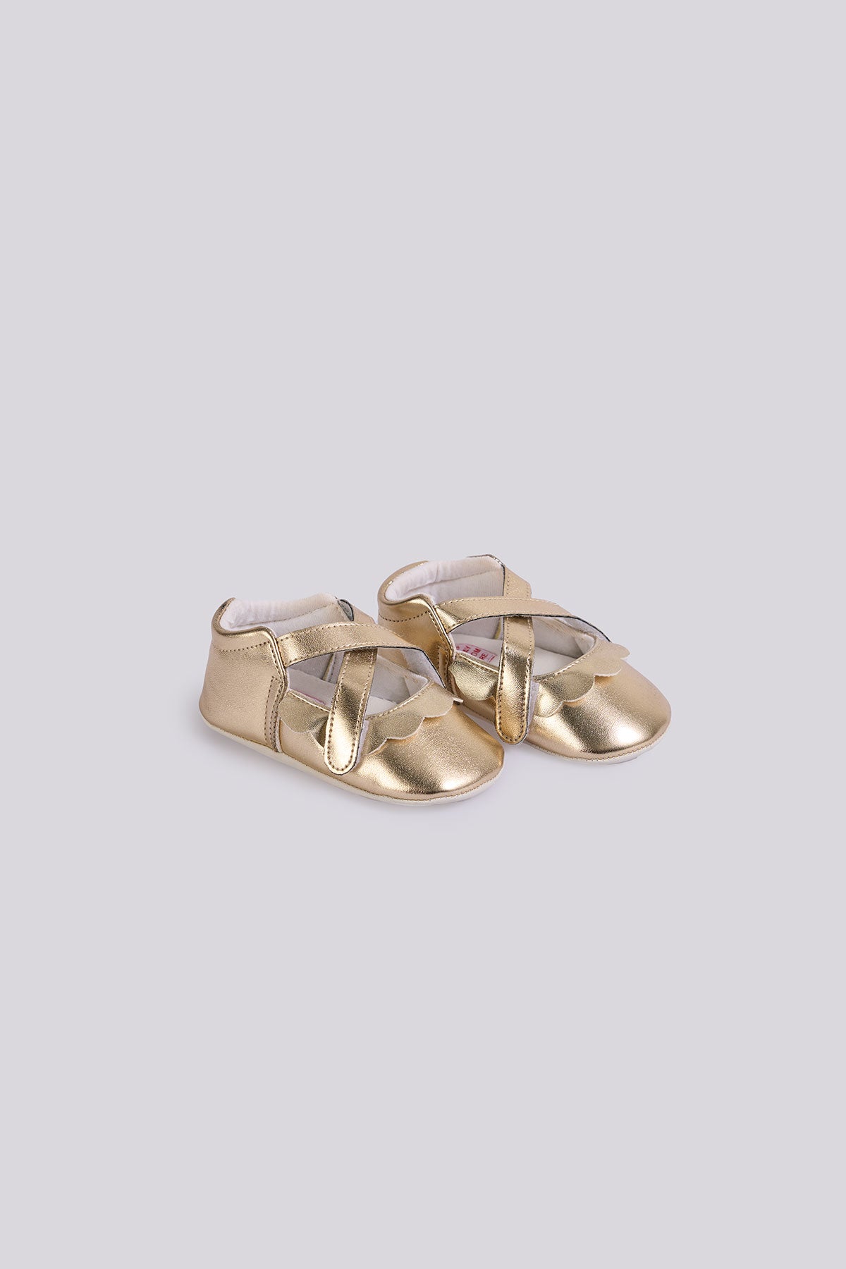 Baby Girl Gold Bootees