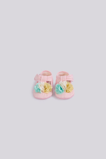 Baby Girl Gold Bootees