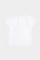 Baby Girl White Tshirt - BgStore