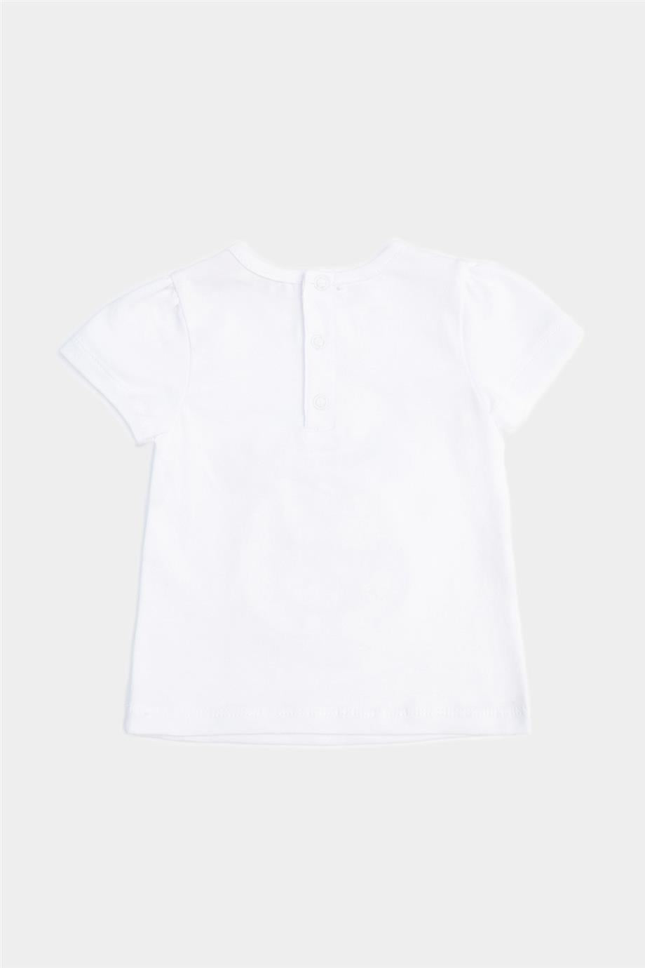 Baby Girl White Tshirt - BgStore