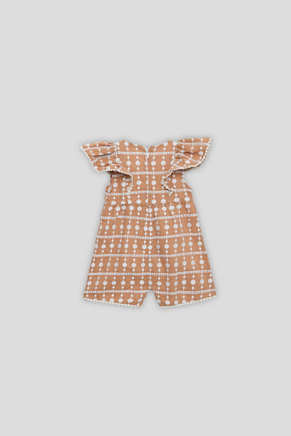 Baby Girl Mustard Overall