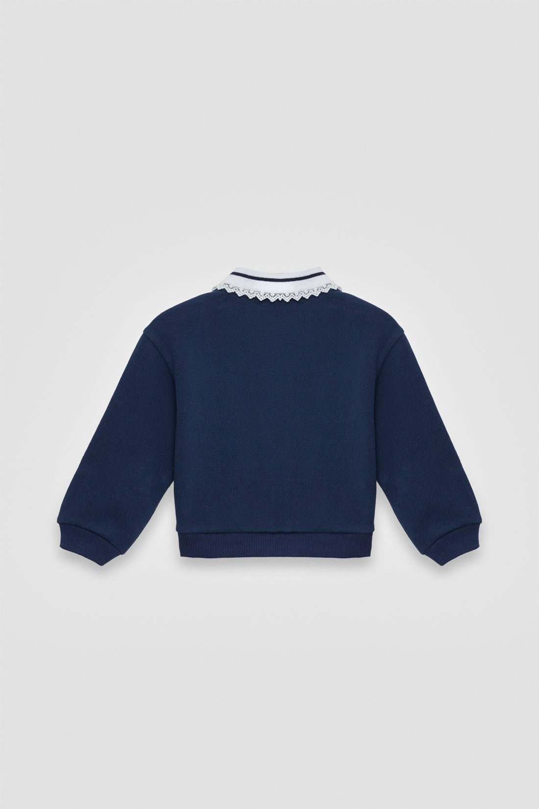 Baby Girl Navy Blue Tracksuit Top