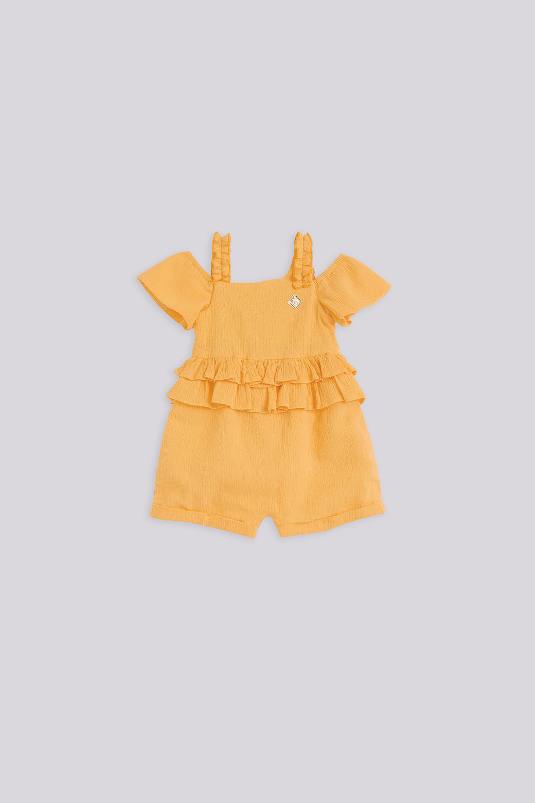 Baby Girl Orange Jumpsuit