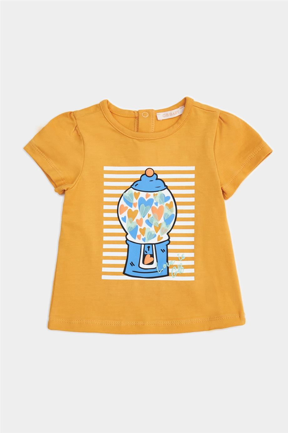 Baby Girl Orange Tshirt - BgStore