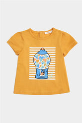 Baby Girl Orange Tshirt - BgStore