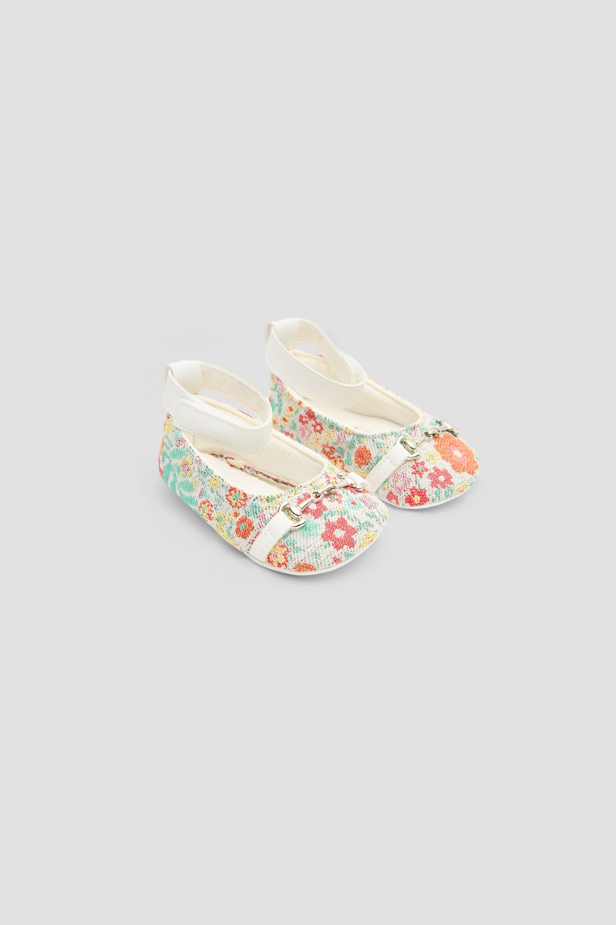 Baby Girl Patterned Bootees