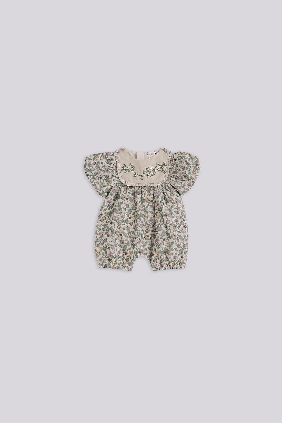 Baby Girl Patterned Overall
