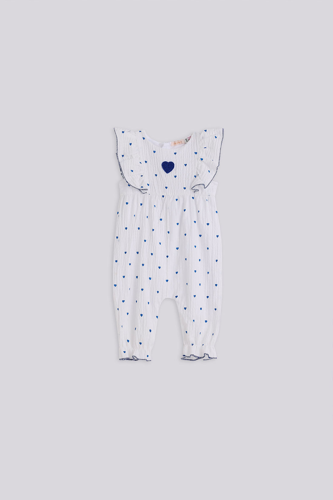 Baby Girl Patterned Overall