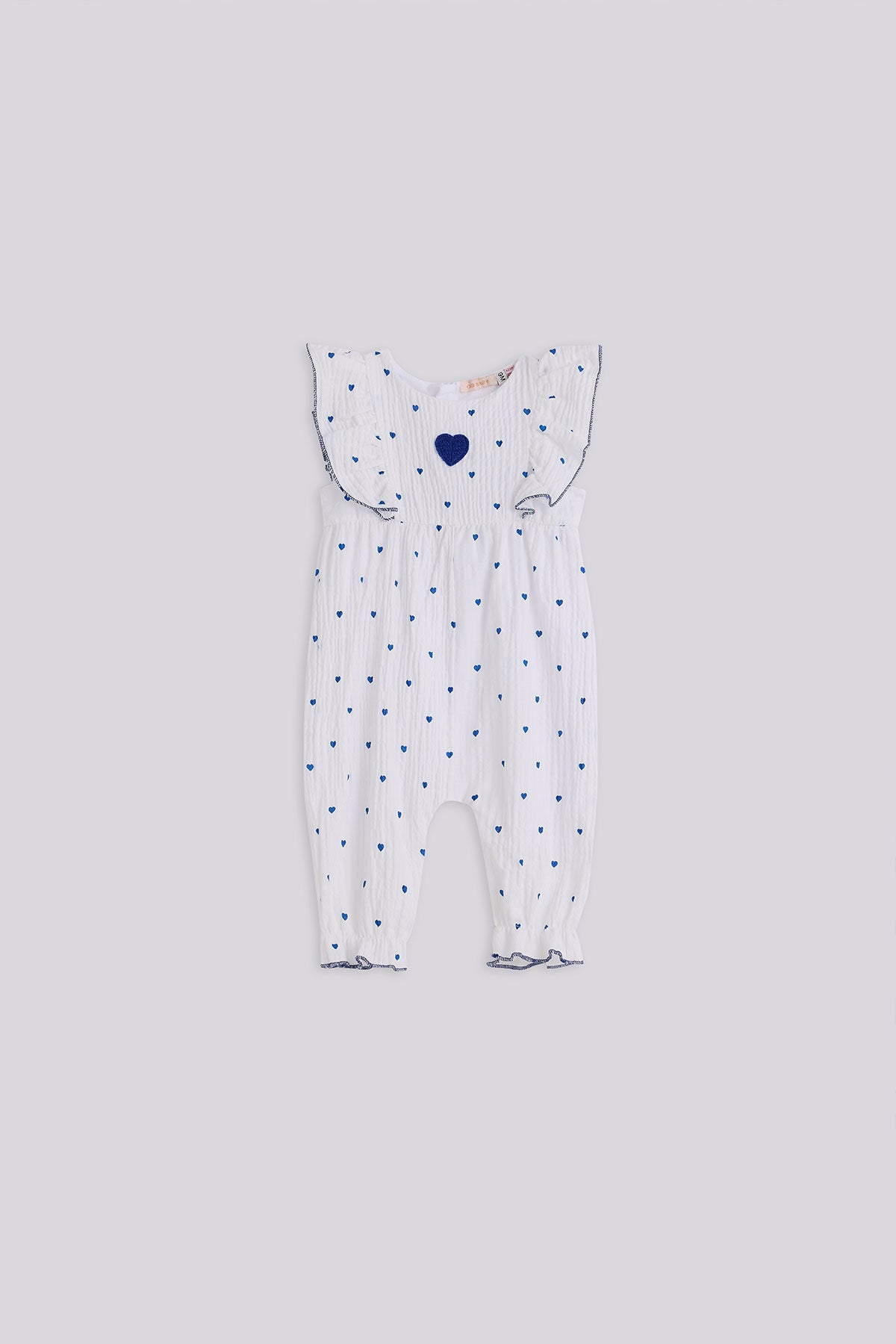 Baby Girl Patterned Overall