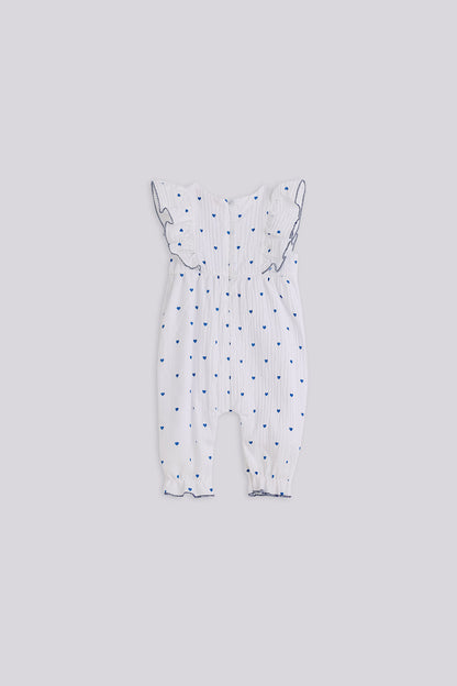 Baby Girl Patterned Overall