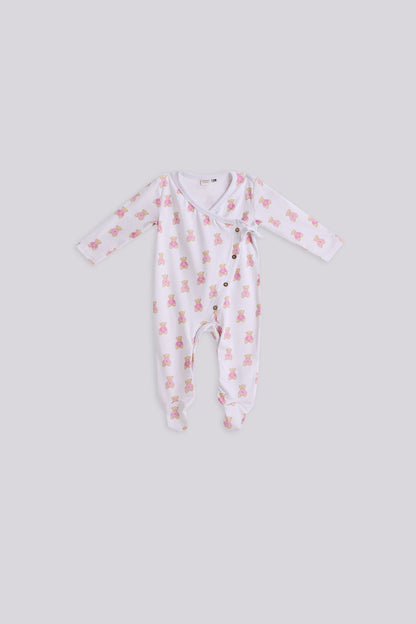 Baby Girl Patterned Overall