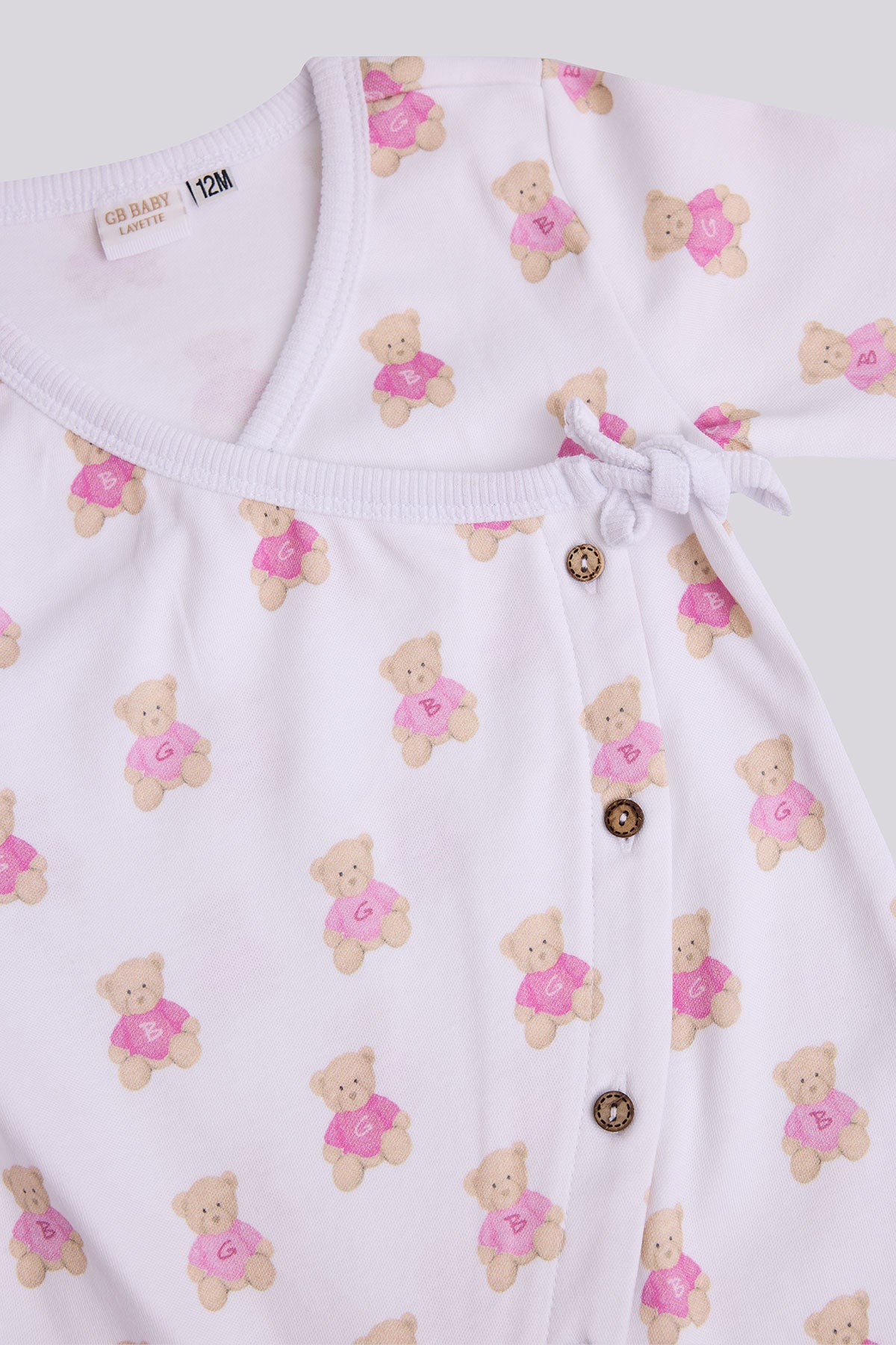 Baby Girl Patterned Overall