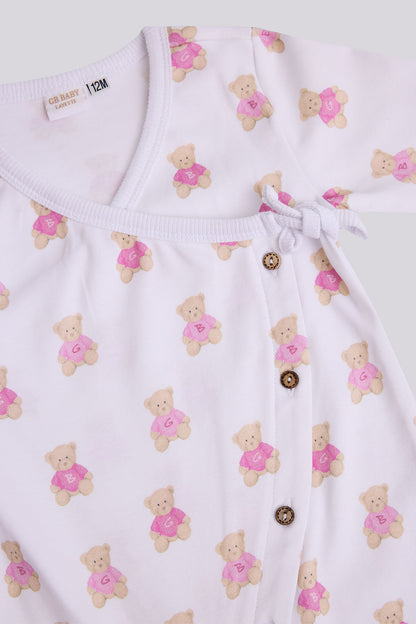 Baby Girl Patterned Overall