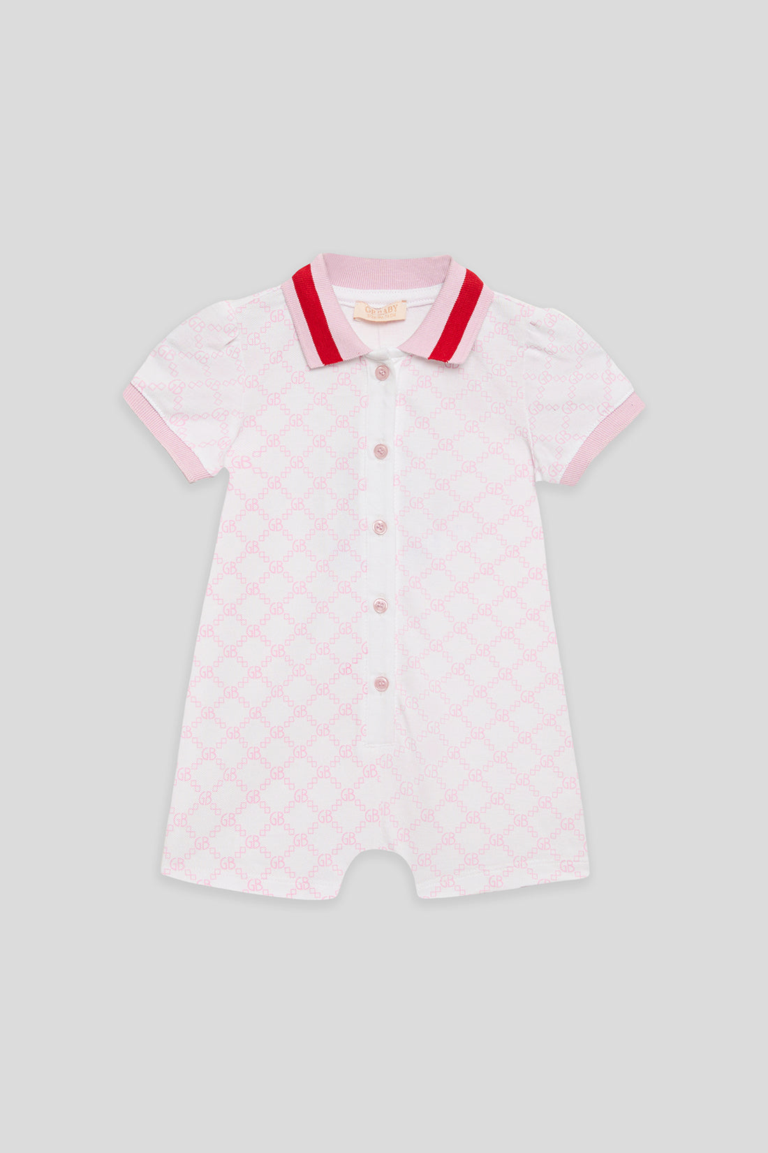 Baby Girl Patterned Overall