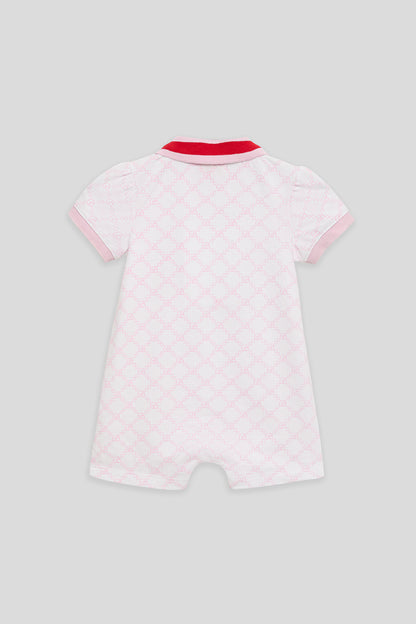 Baby Girl Patterned Overall