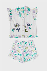 Baby Girl Patterned Pyjama Suit - BgStore