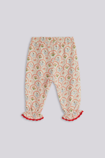 Baby Girl Patterned Pyjama Suit