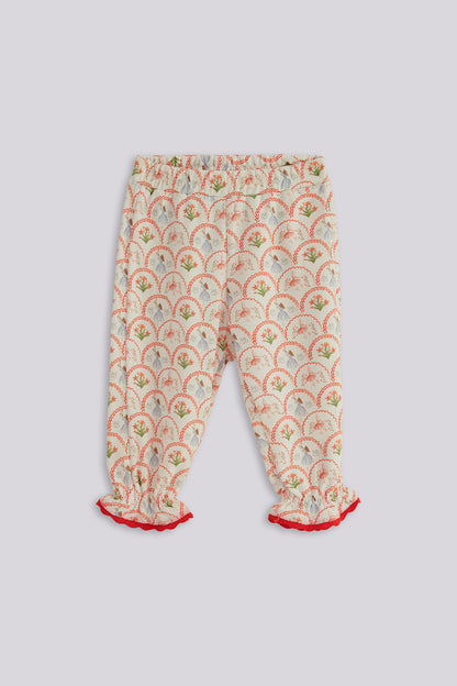 Baby Girl Patterned Pyjama Suit
