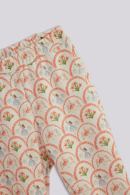 Baby Girl Patterned Pyjama Suit