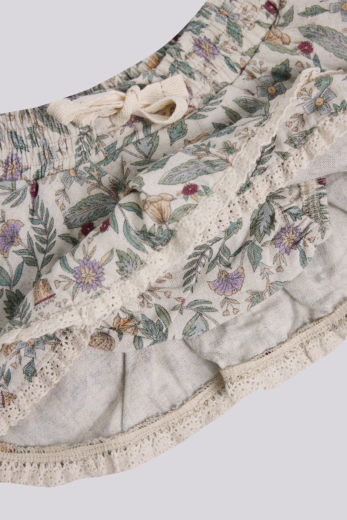 Baby Girl Patterned Shorts